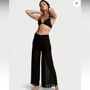 Victoria Secret Mesh Tie-Front Cover-Up Pants NWT